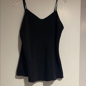Diane Von Furstenberg Black Spaghetti Strap Camisole